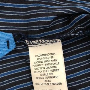Van Heusen blue shirt Men’s XL 17-17 1/2” Slim Fit